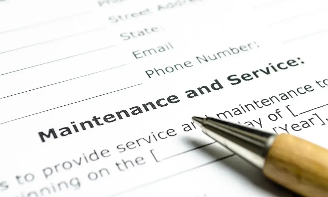 Maintenance-contract